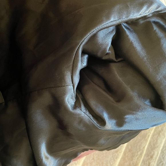 Tahari Maroon Suede Leather Moto Jacket - Picture 13 of 16